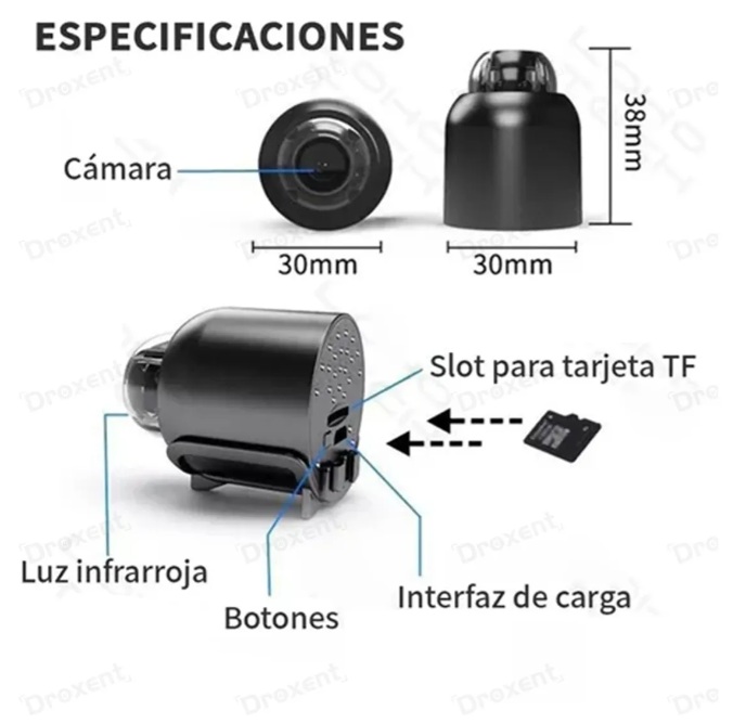 Camara Espia Mini Nuevo Modelo 1080p